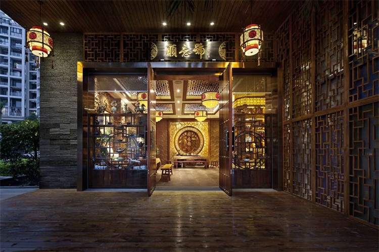 茶藝館空間設(shè)計效果圖