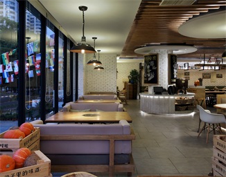 連鎖——拾味館海口國貿(mào)店餐廳空間設(shè)計(jì)