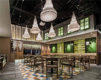 特色餐廳——唐潮碼頭深圳福田店空間設(shè)計