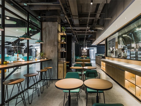 休閑餐廳——EO蔬果料理深圳華強北店餐廳空間設(shè)計