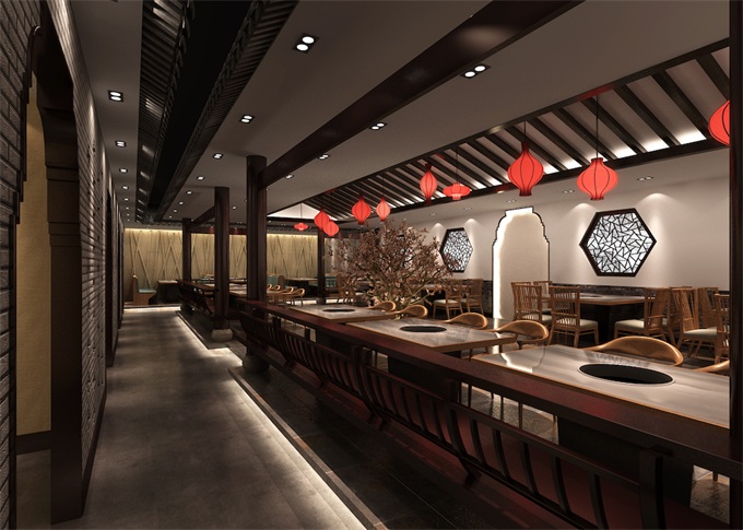 中式火鍋店空間裝修設(shè)計(jì)風(fēng)格